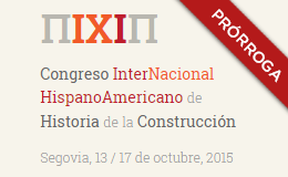 I Congreso Internacional Hispanoamericano de Historia de la Construcción | Prórroga