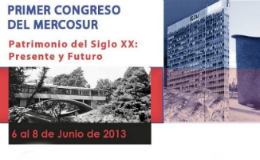 1er Congreso Patrimonio Siglo XX.