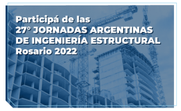 27º Jornadas Argentinas de Ingeniería Estructural