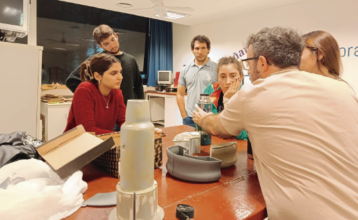 Estudiantes de Diseño Industrial visitaron el Espacio MAKER